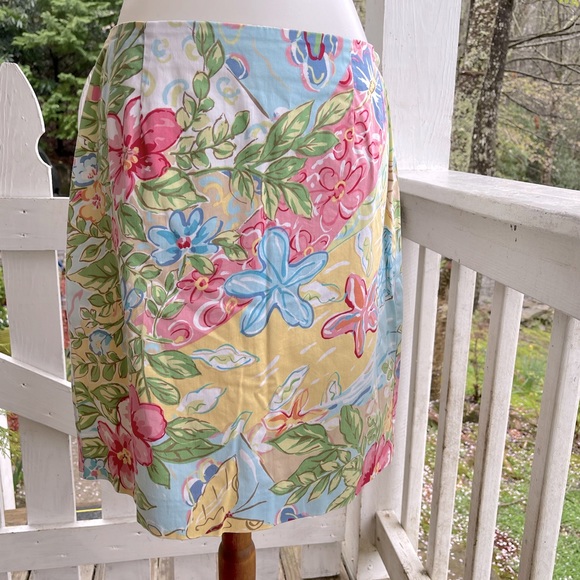 Talbots Dresses & Skirts - Talbots Pastel Tropical Beach Skirt 12P FREE SHIP